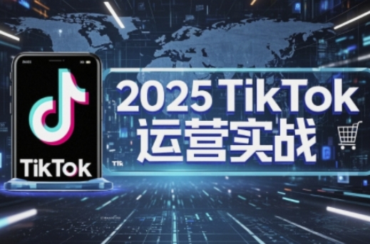 2025TikTok电商运营，掌握TikTok店铺运营核心技巧，实现低成本高转化-我的站点
